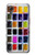 W3956 Watercolor Palette Box Graphic Hülle Schutzhülle Taschen und Leder Flip für Samsung Galaxy Xcover7