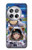 W3915 Raccoon Girl Baby Sloth Astronaut Suit Hülle Schutzhülle Taschen und Leder Flip für OnePlus 12