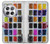 W3956 Watercolor Palette Box Graphic Hülle Schutzhülle Taschen und Leder Flip für OnePlus 12