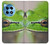 W3845 Green frog Hülle Schutzhülle Taschen und Leder Flip für OnePlus 12R
