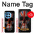 W3848 United Kingdom Flag Skull Hülle Schutzhülle Taschen und Leder Flip für OnePlus 12R