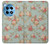 W3910 Vintage Rose Hülle Schutzhülle Taschen und Leder Flip für OnePlus 12R