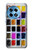 W3956 Watercolor Palette Box Graphic Hülle Schutzhülle Taschen und Leder Flip für OnePlus 12R