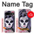 W3821 Sugar Skull Steam Punk Girl Gothic Hülle Schutzhülle Taschen und Leder Flip für Google Pixel 8a