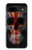 W3848 United Kingdom Flag Skull Hülle Schutzhülle Taschen und Leder Flip für Google Pixel 8a