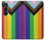 W3846 Pride Flag LGBT Hülle Schutzhülle Taschen und Leder Flip für Sony Xperia 1 VI