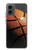 W0980 Basketball Sport Hülle Schutzhülle Taschen und Leder Flip für Motorola Moto G 5G (2024)