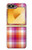 W3941 LGBT Lesbian Pride Flag Plaid Hülle Schutzhülle Taschen und Leder Flip für Samsung Galaxy Z Flip 6