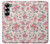 W3095 Vintage Rose Pattern Hülle Schutzhülle Taschen und Leder Flip für Samsung Galaxy Z Fold 6