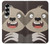 W3855 Sloth Face Cartoon Hülle Schutzhülle Taschen und Leder Flip für Samsung Galaxy Z Fold 6