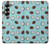 W3860 Coconut Dot Pattern Hülle Schutzhülle Taschen und Leder Flip für Samsung Galaxy Z Fold 6