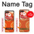 W3946 Seamless Orange Pattern Hülle Schutzhülle Taschen und Leder Flip für Motorola Razr 50