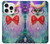 W3934 Fantasy Nerd Owl Hülle Schutzhülle Taschen und Leder Flip für iPhone 16 pro