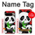 W3929 Cute Panda Eating Bamboo Hülle Schutzhülle Taschen und Leder Flip für Google Pixel 9 Pro XL