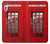 W0058 British Red Telephone Box Hülle Schutzhülle Taschen und Leder Flip für Sony Xperia XZ