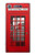 W0058 British Red Telephone Box Hülle Schutzhülle Taschen und Leder Flip für Sony Xperia XZ1