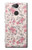 W3095 Vintage Rose Pattern Hülle Schutzhülle Taschen und Leder Flip für Sony Xperia XA2