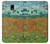 W2681 Field Of Poppies Vincent Van Gogh Hülle Schutzhülle Taschen und Leder Flip für Samsung Galaxy J7 (2018), J7 Aero, J7 Top, J7 Aura, J7 Crown, J7 Refine, J7 Eon, J7 V 2nd Gen, J7 Star