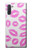 W2214 Pink Lips Kisses Hülle Schutzhülle Taschen und Leder Flip für Samsung Galaxy Note 10