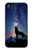 W3555 Wolf Howling Million Star Hülle Schutzhülle Taschen und Leder Flip für iPhone 4 4S
