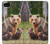 W3558 Bear Family Hülle Schutzhülle Taschen und Leder Flip für iPhone 4 4S