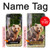 W3558 Bear Family Hülle Schutzhülle Taschen und Leder Flip für iPhone 4 4S