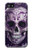 W3582 Purple Sugar Skull Hülle Schutzhülle Taschen und Leder Flip für iPhone 4 4S