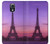 W3447 Eiffel Paris Sunset Hülle Schutzhülle Taschen und Leder Flip für Samsung Galaxy S4