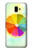 W3493 Colorful Lemon Hülle Schutzhülle Taschen und Leder Flip für Samsung Galaxy J6+ (2018), J6 Plus (2018)