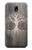 W3591 Viking Tree of Life Symbol Hülle Schutzhülle Taschen und Leder Flip für Samsung Galaxy J5 (2017) EU Version