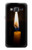 W3530 Buddha Candle Burning Hülle Schutzhülle Taschen und Leder Flip für Samsung Galaxy On5