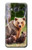 W3558 Bear Family Hülle Schutzhülle Taschen und Leder Flip für Samsung Galaxy On5
