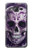 W3582 Purple Sugar Skull Hülle Schutzhülle Taschen und Leder Flip für Samsung Galaxy On5