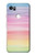 W3507 Colorful Rainbow Pastel Hülle Schutzhülle Taschen und Leder Flip für Google Pixel 2 XL