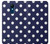 W3533 Blue Polka Dot Hülle Schutzhülle Taschen und Leder Flip für LG K8 (2018)