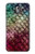 W3539 Mermaid Fish Scale Hülle Schutzhülle Taschen und Leder Flip für Nokia 3.1