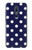 W3533 Blue Polka Dot Hülle Schutzhülle Taschen und Leder Flip für Nokia 5.1, Nokia 5 2018