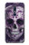 W3582 Purple Sugar Skull Hülle Schutzhülle Taschen und Leder Flip für Nokia 5.1, Nokia 5 2018