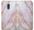 W3482 Soft Pink Marble Graphic Print Hülle Schutzhülle Taschen und Leder Flip für Nokia 3
