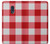 W3535 Red Gingham Hülle Schutzhülle Taschen und Leder Flip für Nokia 3