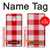 W3535 Red Gingham Hülle Schutzhülle Taschen und Leder Flip für Nokia 3