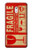 W3552 Vintage Fragile Label Art Hülle Schutzhülle Taschen und Leder Flip für Nokia 3