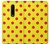 W3526 Red Spot Polka Dot Hülle Schutzhülle Taschen und Leder Flip für OnePlus 7 Pro