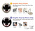W3527 Vampire Teeth Bloodstain Hülle Schutzhülle Taschen und Leder Flip für OnePlus 7 Pro