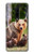 W3558 Bear Family Hülle Schutzhülle Taschen und Leder Flip für OnePlus 7 Pro