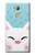 W3542 Cute Cat Cartoon Hülle Schutzhülle Taschen und Leder Flip für Sony Xperia XA2 Ultra