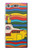 W3599 Hippie Submarine Hülle Schutzhülle Taschen und Leder Flip für Sony Xperia XZ1