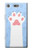 W3618 Cat Paw Hülle Schutzhülle Taschen und Leder Flip für Sony Xperia XZ1