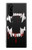 W3527 Vampire Teeth Bloodstain Hülle Schutzhülle Taschen und Leder Flip für Sony Xperia 5