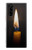 W3530 Buddha Candle Burning Hülle Schutzhülle Taschen und Leder Flip für Sony Xperia 5